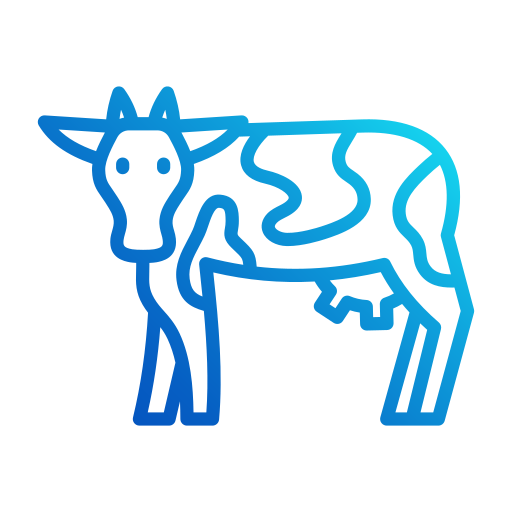 vaca lechera icono gratis
