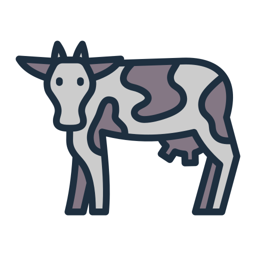 vaca lechera icono gratis