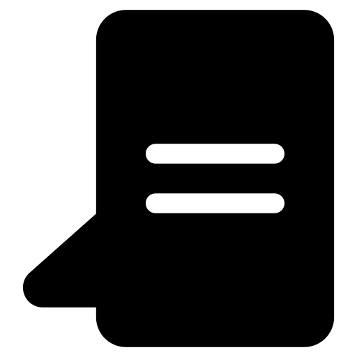 Speech bubble free icon