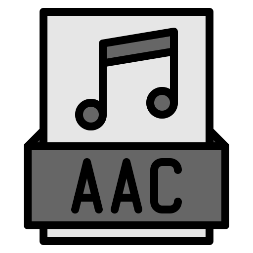 archivo aac icono gratis