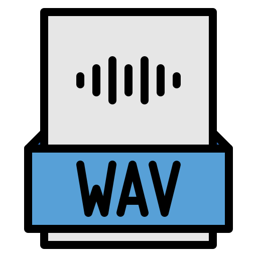 archivo wav icono gratis