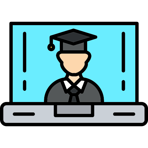 Online class free icon Online class free icon