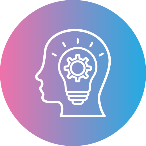 mentalidad creativa icono gratis