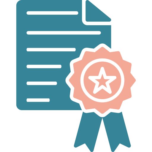 certificado icono gratis