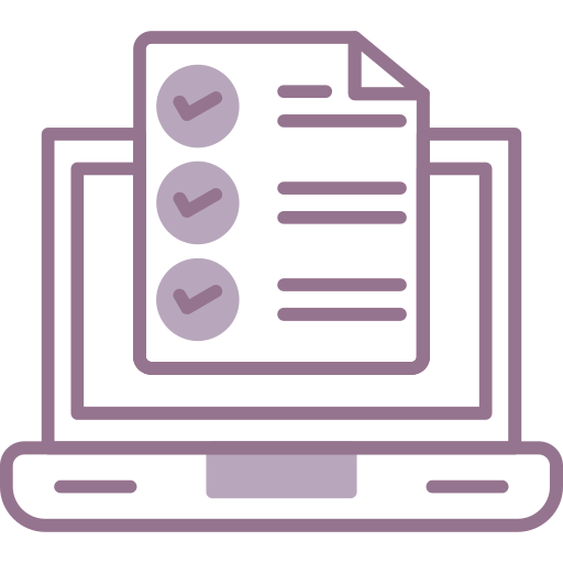 encuesta en línea icono gratis