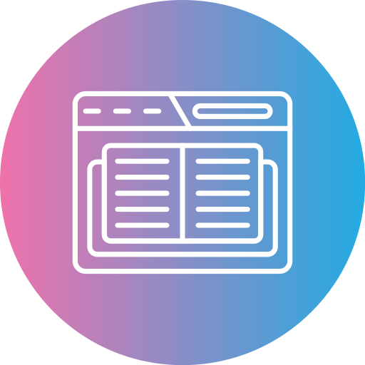 educación en línea icono gratis