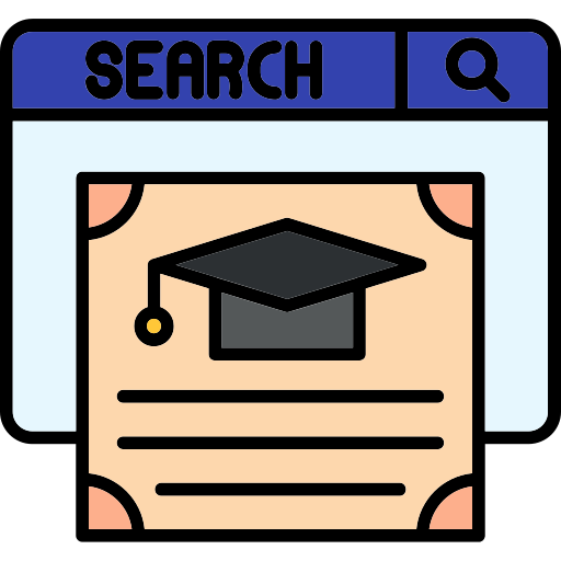 Online degree free icon Online degree free icon