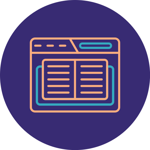 educación en línea icono gratis