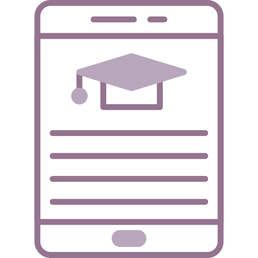 educación en línea icono gratis