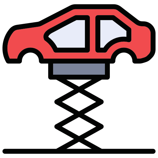 carro hidráulico icono gratis