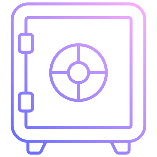 caja de seguridad icono gratis