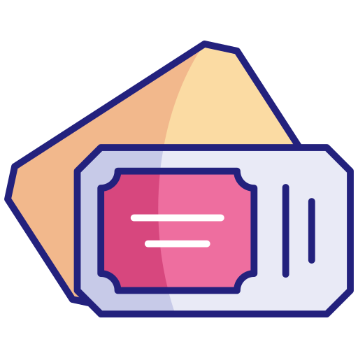 Ticket free icon Ticket free icon