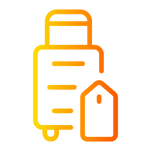 Baggage free icon Baggage free icon