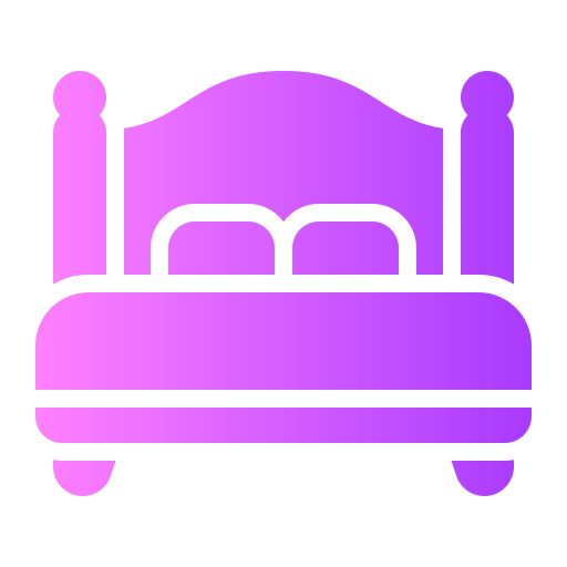 cama doble icono gratis