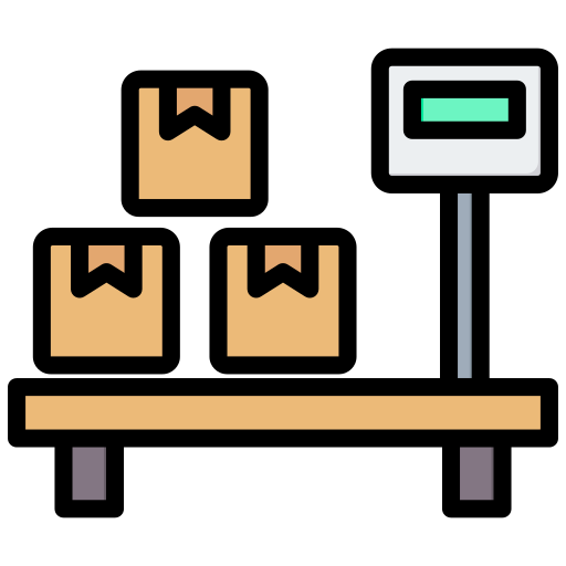 peso del producto icono gratis