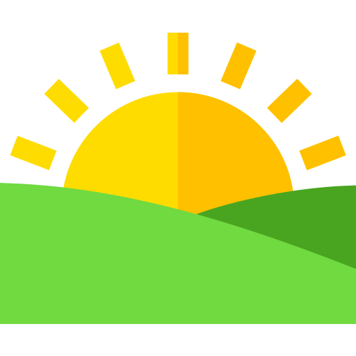 Sunrise Basic Straight Flat icon