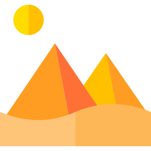 pyramides Icône gratuit pyramides Icône gratuit