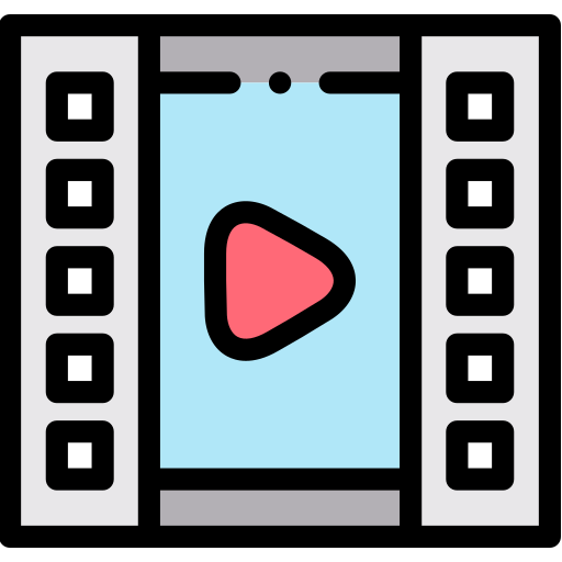 Película icono gratis