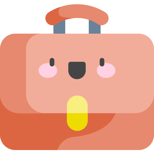 maletín icono gratis