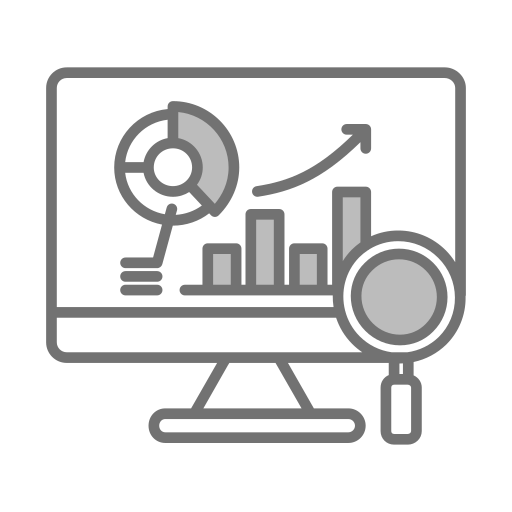 análisis financiero icono gratis