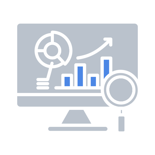 análisis financiero icono gratis