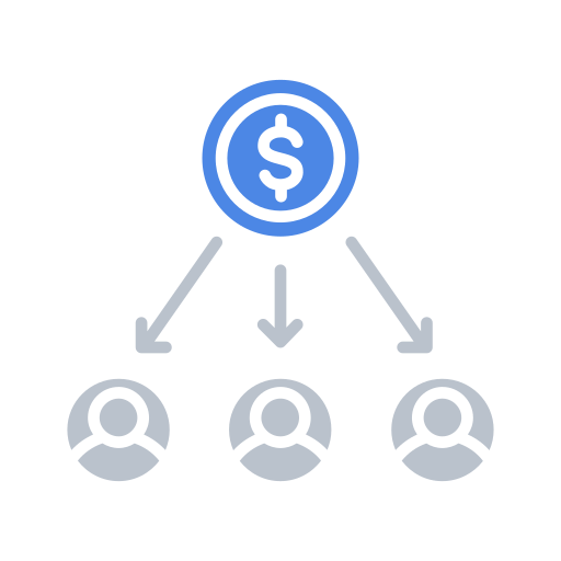 dividendo icono gratis