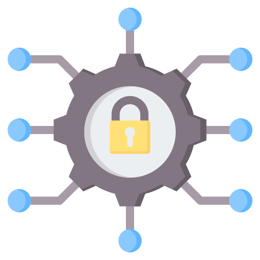 seguridad cibernética icono gratis