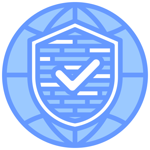 cortafuegos de red icono gratis