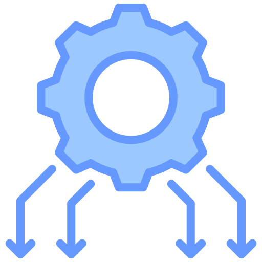 asignación de recursos icono gratis