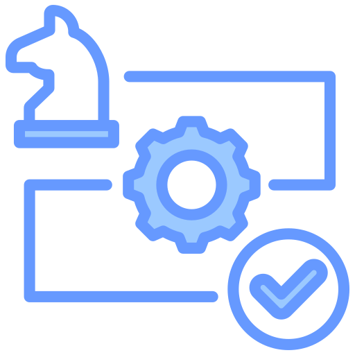 hoja de ruta estratégica icono gratis