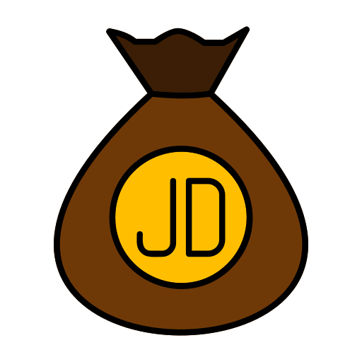 dinar jordano icono gratis