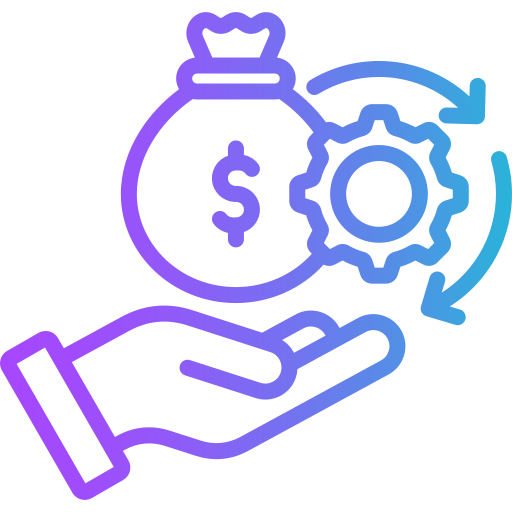 servicios financieros icono gratis