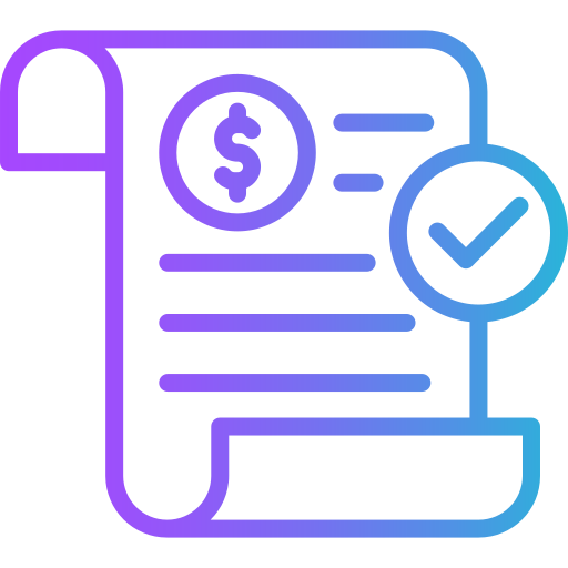 aprobación de préstamo icono gratis