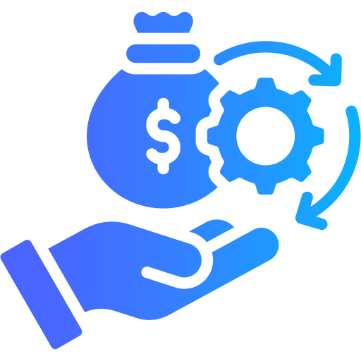 servicios financieros icono gratis