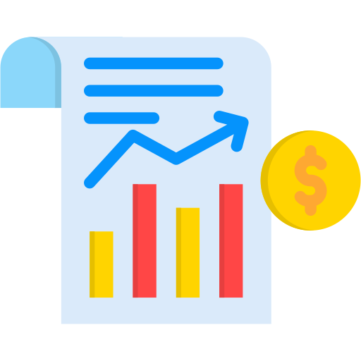 planificación financiera icono gratis