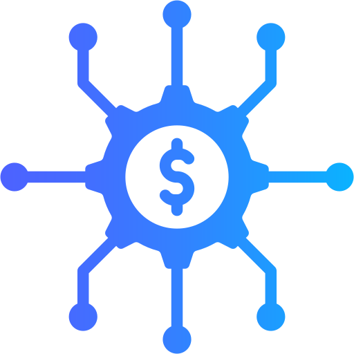 sistema financiero icono gratis