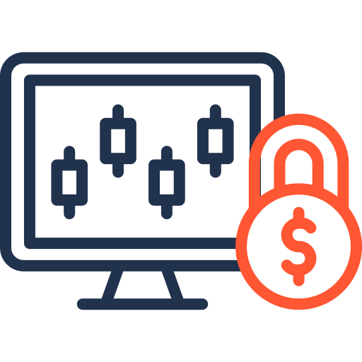 mercado de valores icono gratis