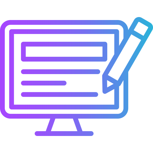 redacción de contenidos icono gratis
