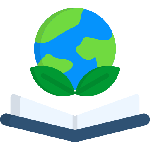 libro de ecología icono gratis