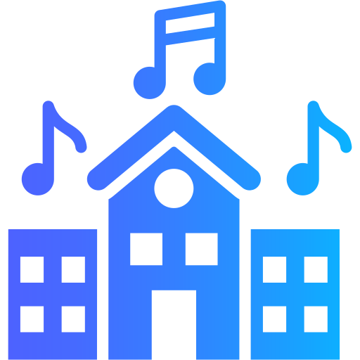 educación musical icono gratis