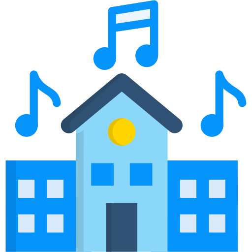 educación musical icono gratis