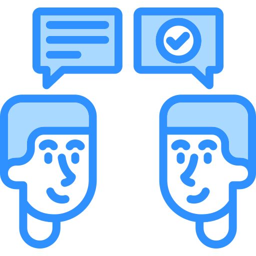 comunicación verbal icono gratis