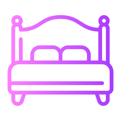 Double bed free icon