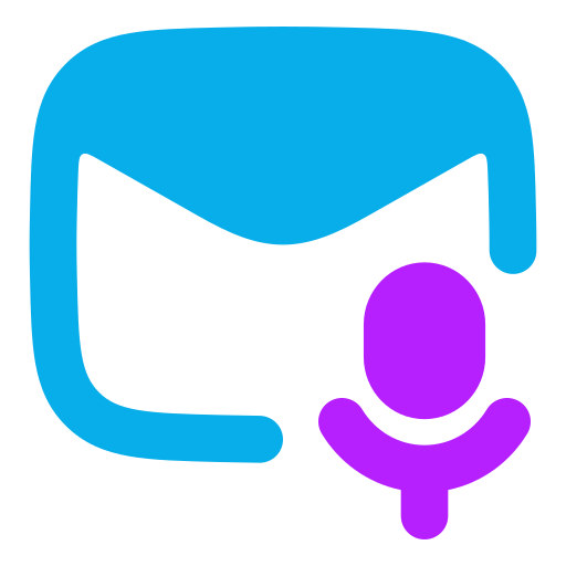 message vocal Icône gratuit