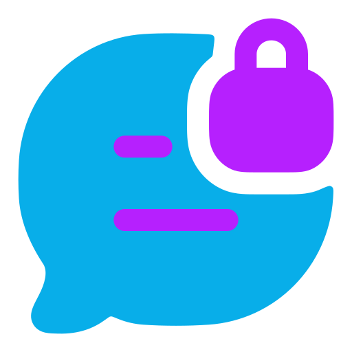 Lock message free icon Lock message free icon