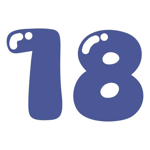 dieciocho icono gratis