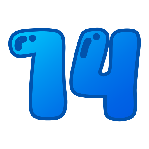 catorce icono gratis