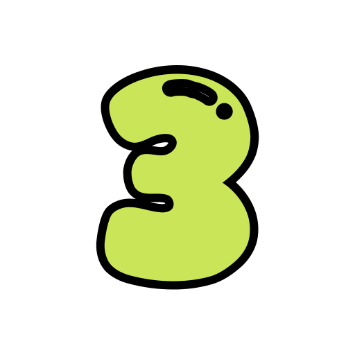 drei kostenlos Icon drei kostenlos Icon