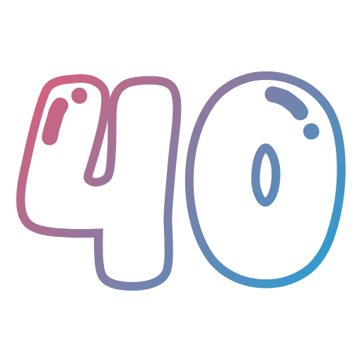 vierzig kostenlos Icon vierzig kostenlos Icon