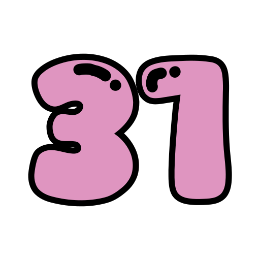treinta y uno icono gratis